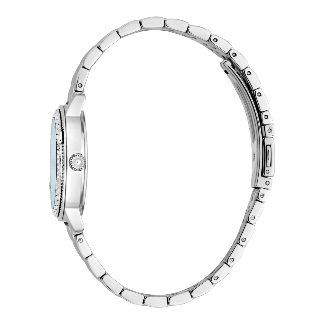 Just Cavalli Signature Snake Viperized Silver Grey Light Blue image 2