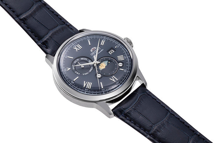ORIENT Men's Bambino Moonphase Automatic Classic Watch RA-AK0806L image 1