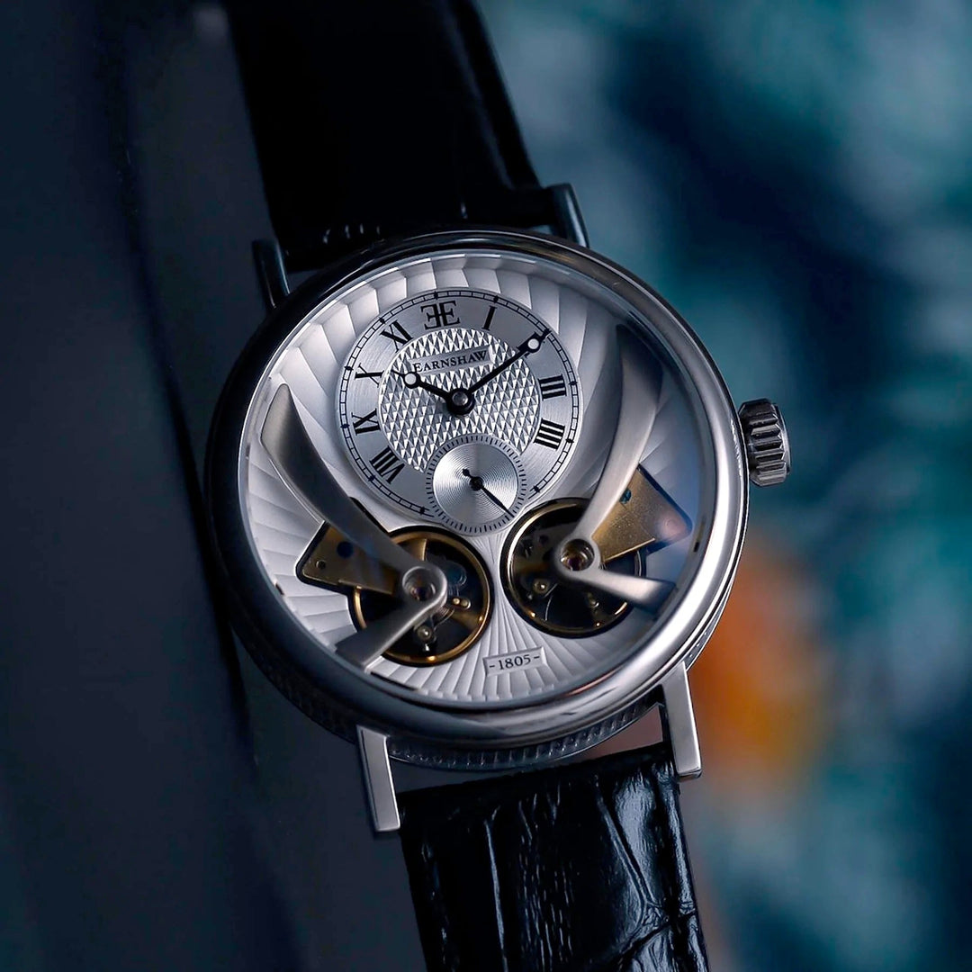 THOMAS EARNSHAW BEAUFORT ANATOLIA DOUBLE BARREL AUTOMATIC IMPERIAL WHITE