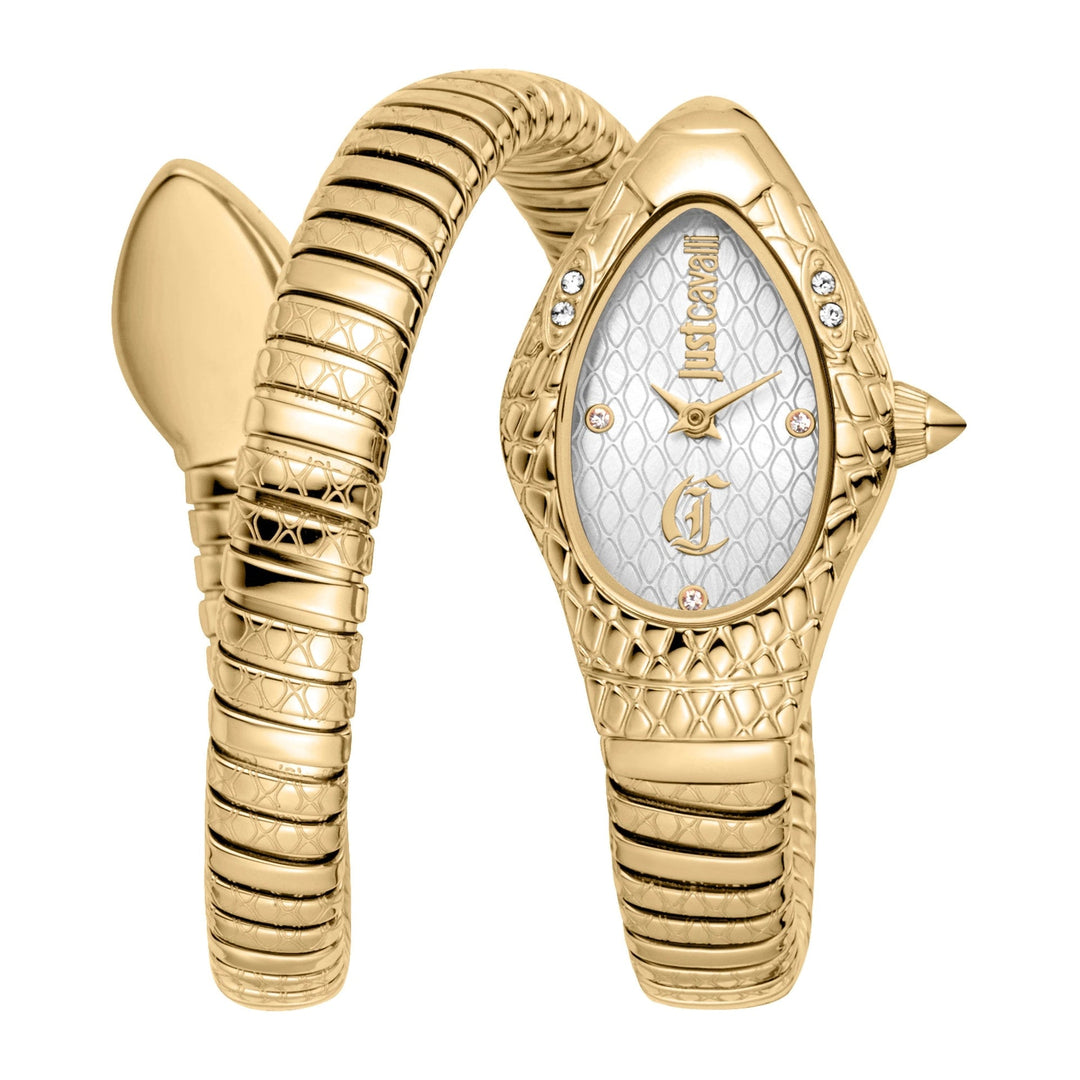Just Cavalli Signature Snake Vetra Yellow Gold Silver image 0