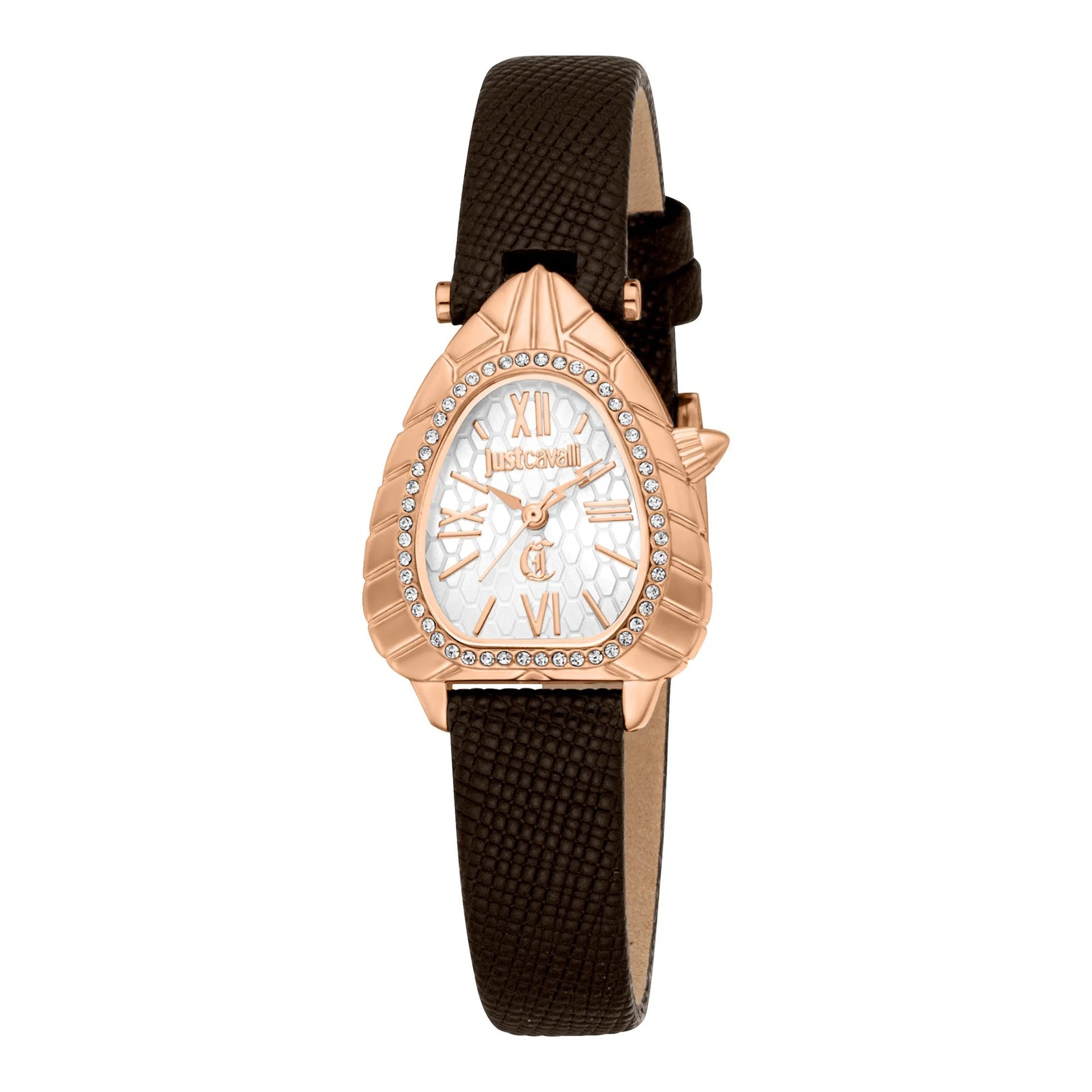 Just Cavalli Animalier Perla Leather Brown RG image 0