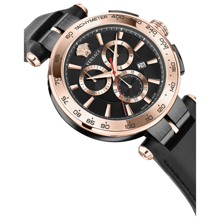 Versace Aion Chronograph Men's Black Watch VE6CA0323 image 1