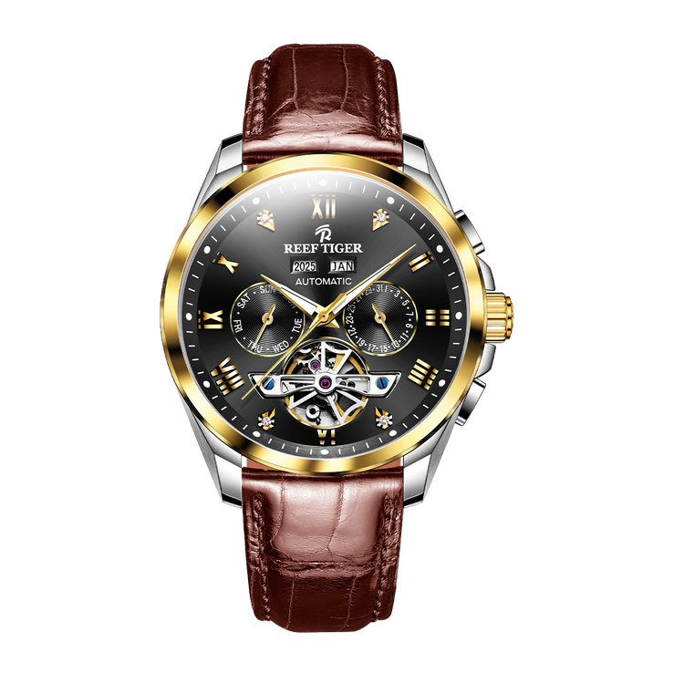 Reef Tiger Men's Classic Motion Day Date Automatic Watch RGA8235 image 6