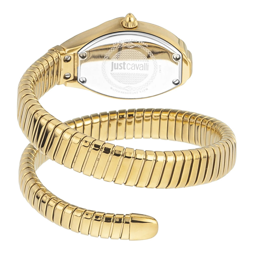 Just Cavalli Signature Snake Regali Yellow Gold image 1