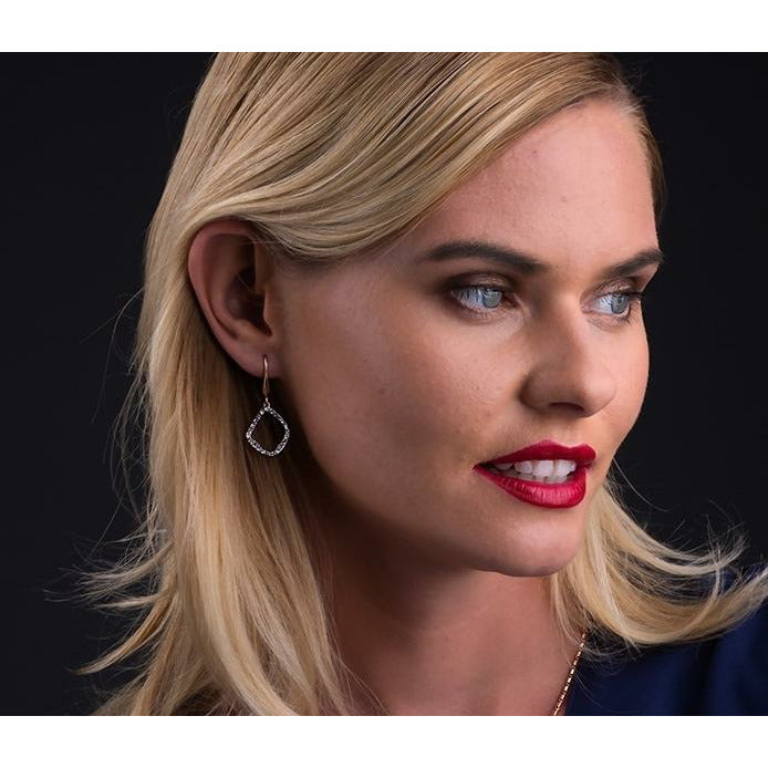 BRITISH JEWELLERS Fantasy Earrings in Rose Gold Plating