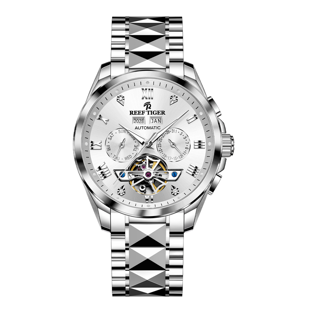 Reef Tiger Men's Classic Motion Day Date Automatic Watch RGA8235 image 0