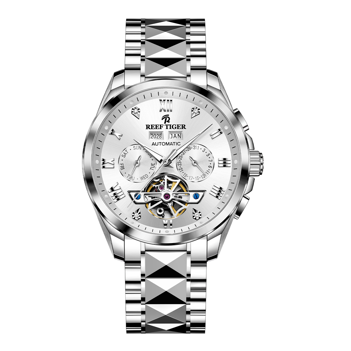 Reef Tiger Men's Classic Motion Day Date Automatic Watch RGA8235 image 0
