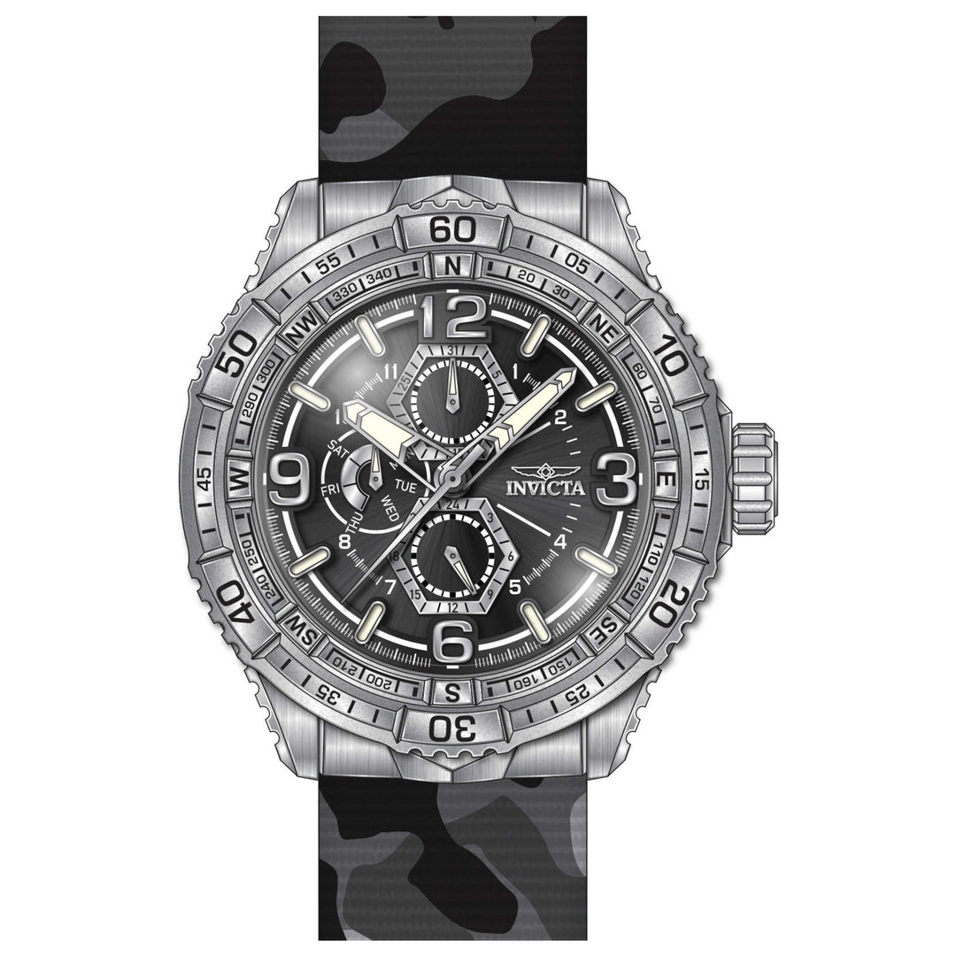 Invicta Men's Coalition Forces 49mm Nylon Strap Watch Camouflage image 1