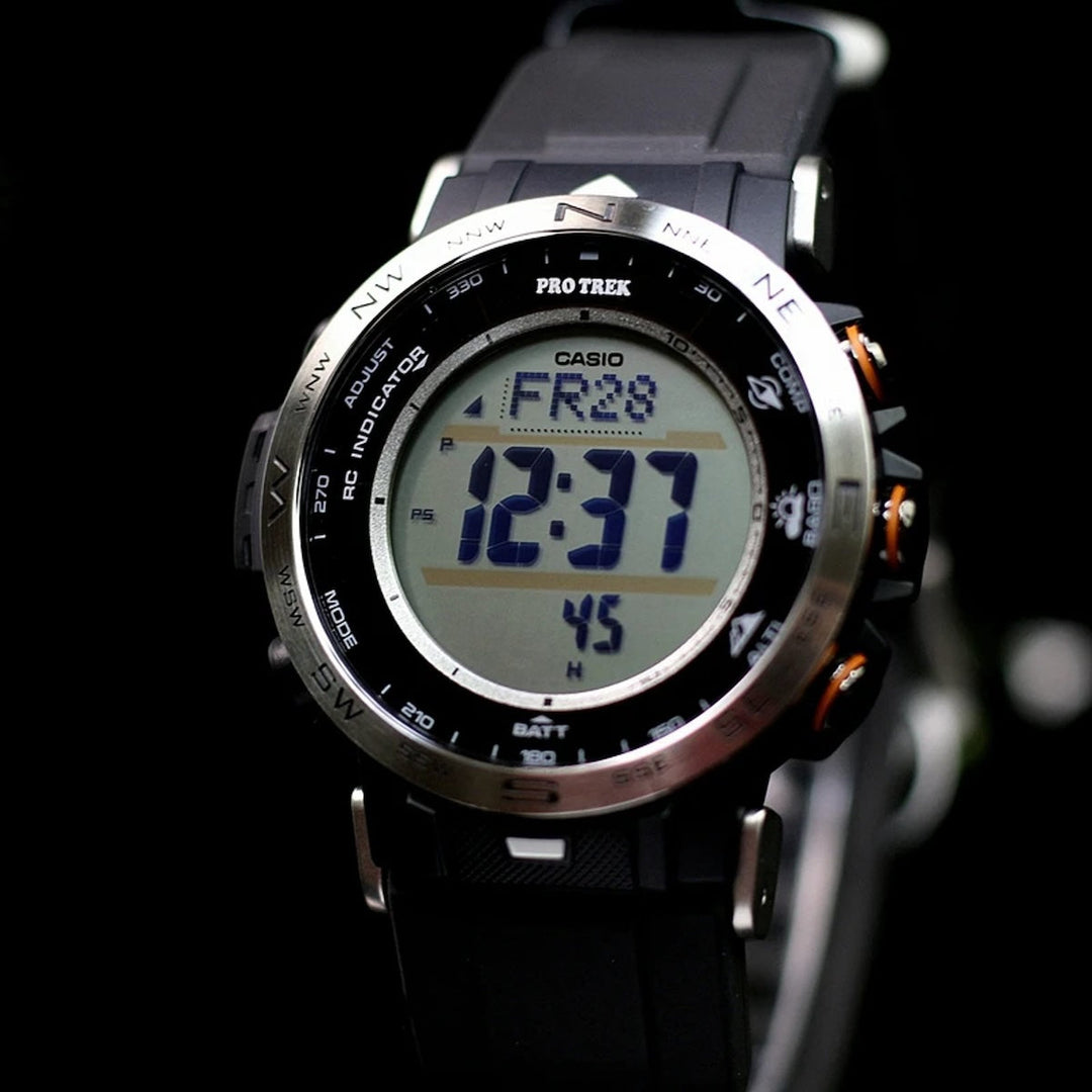 CASIO Men's Pro Trek Tough Solar Triple Sensor Watch PRW-30-1AER image 1