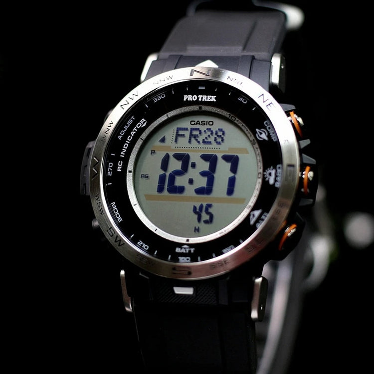 CASIO Men's Pro Trek Tough Solar Triple Sensor Watch PRW-30-1AER image 1