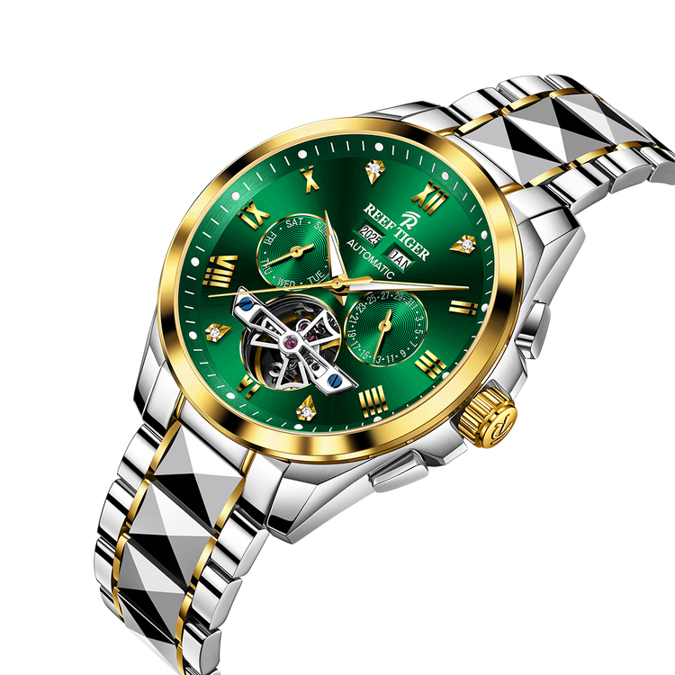 Reef Tiger Men's Classic Motion Day Date Automatic Watch RGA8235 image 1