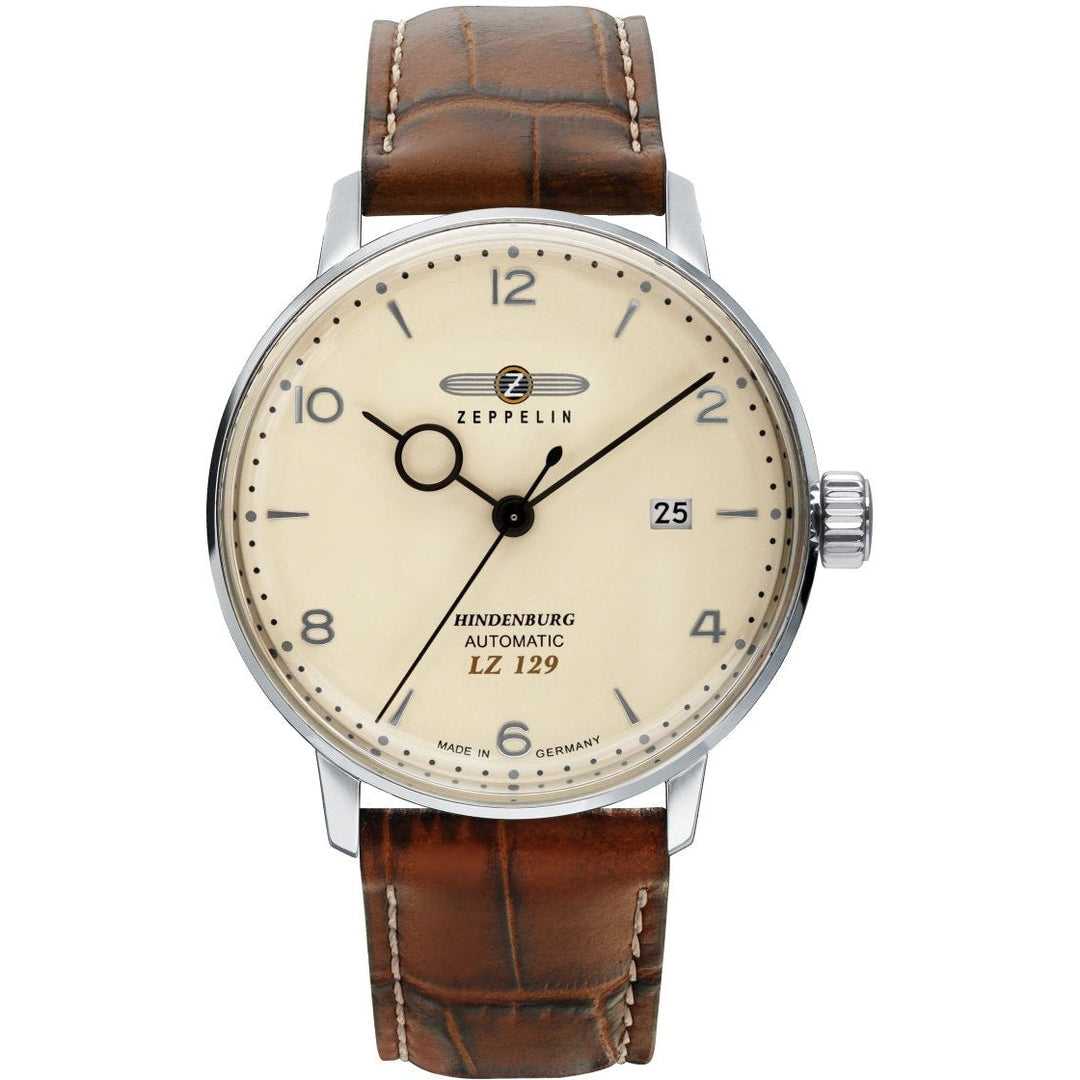 ZEPPELIN Hindenburg AUTOMATIC LZ129 Classic Silver / Beige 80625 Watch image 0
