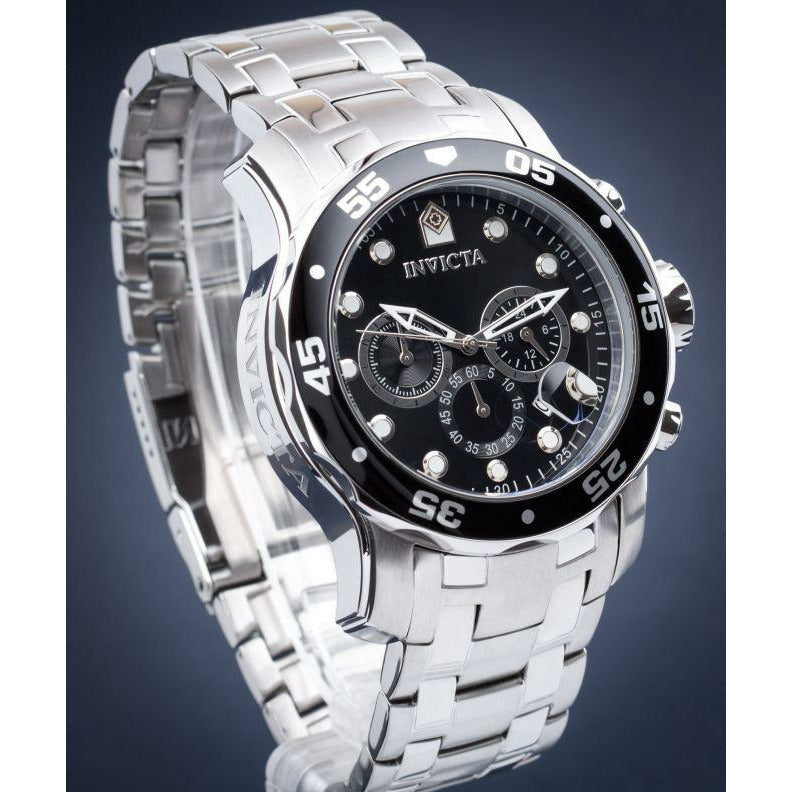 INVICTA Men's Colossus Pro Diver SCUBA Watch Silver/Black