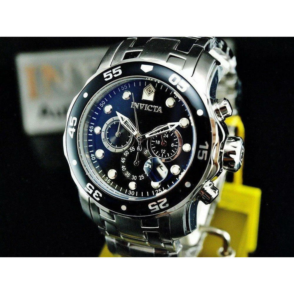 INVICTA Men's Colossus Pro Diver SCUBA Watch Silver/Black