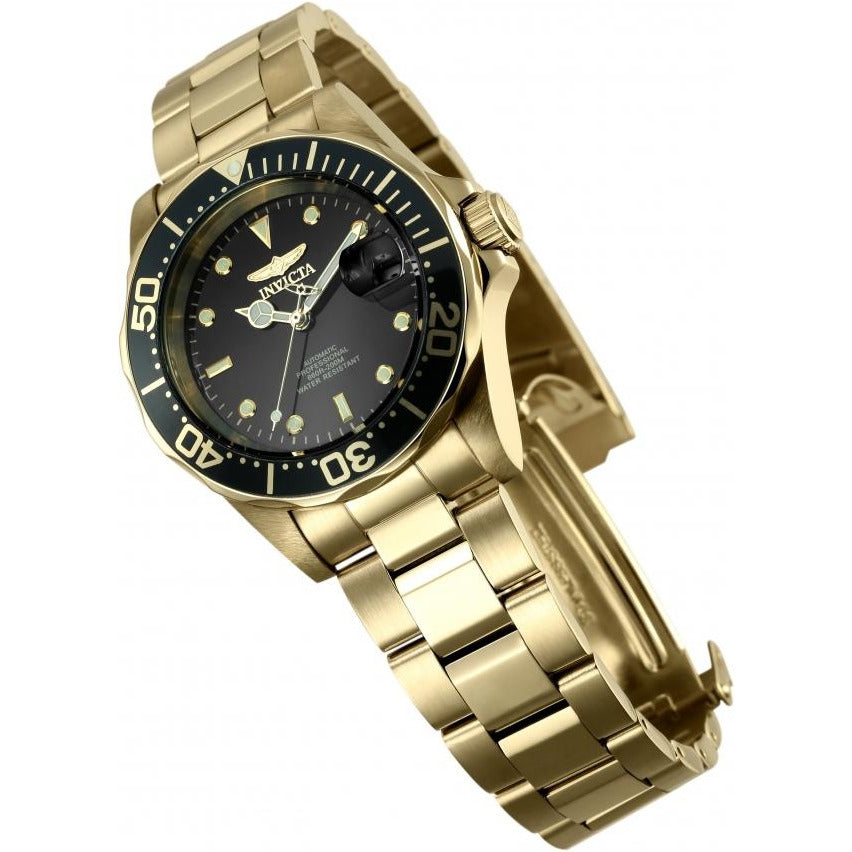 INVICTA Men's Pro Diver 40mm 18k Plated Automatic Watch