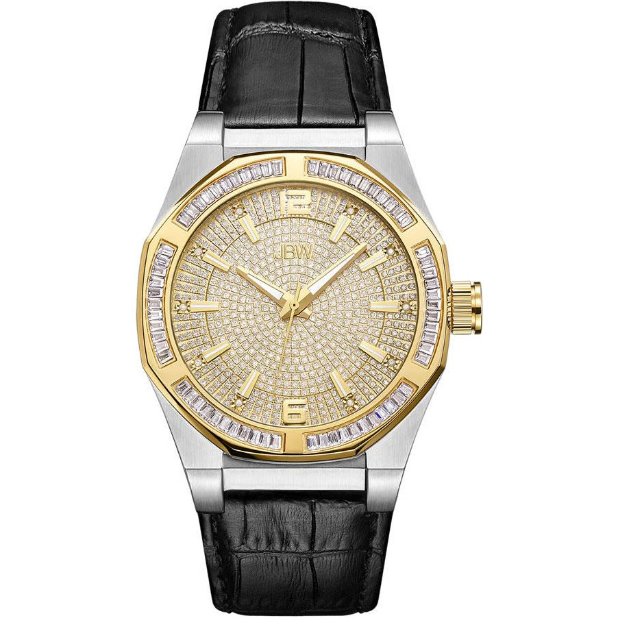 JBW Men's Apollo 0.10 ctw Diamond Stainless Steel Watch J6350E Watch