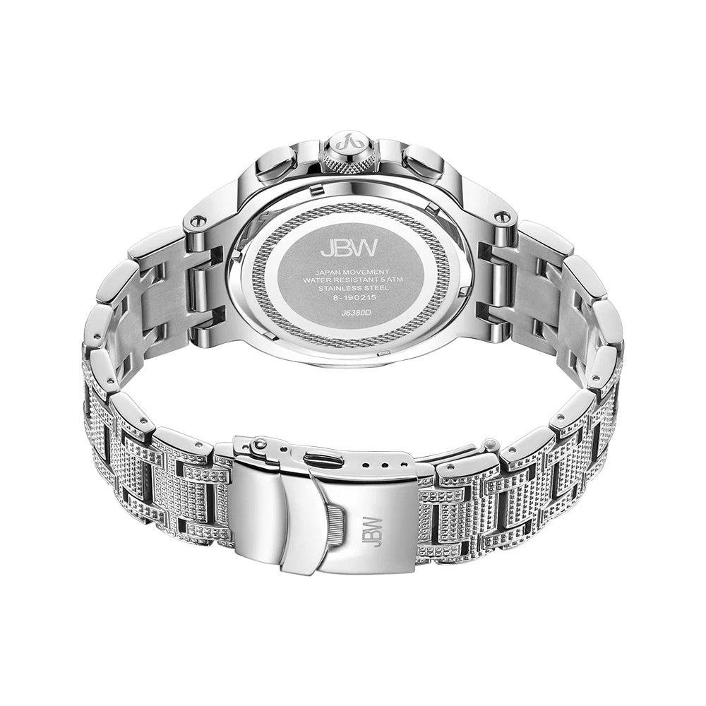 JBW Heist Stainless Steel 20 Diamonds Watch