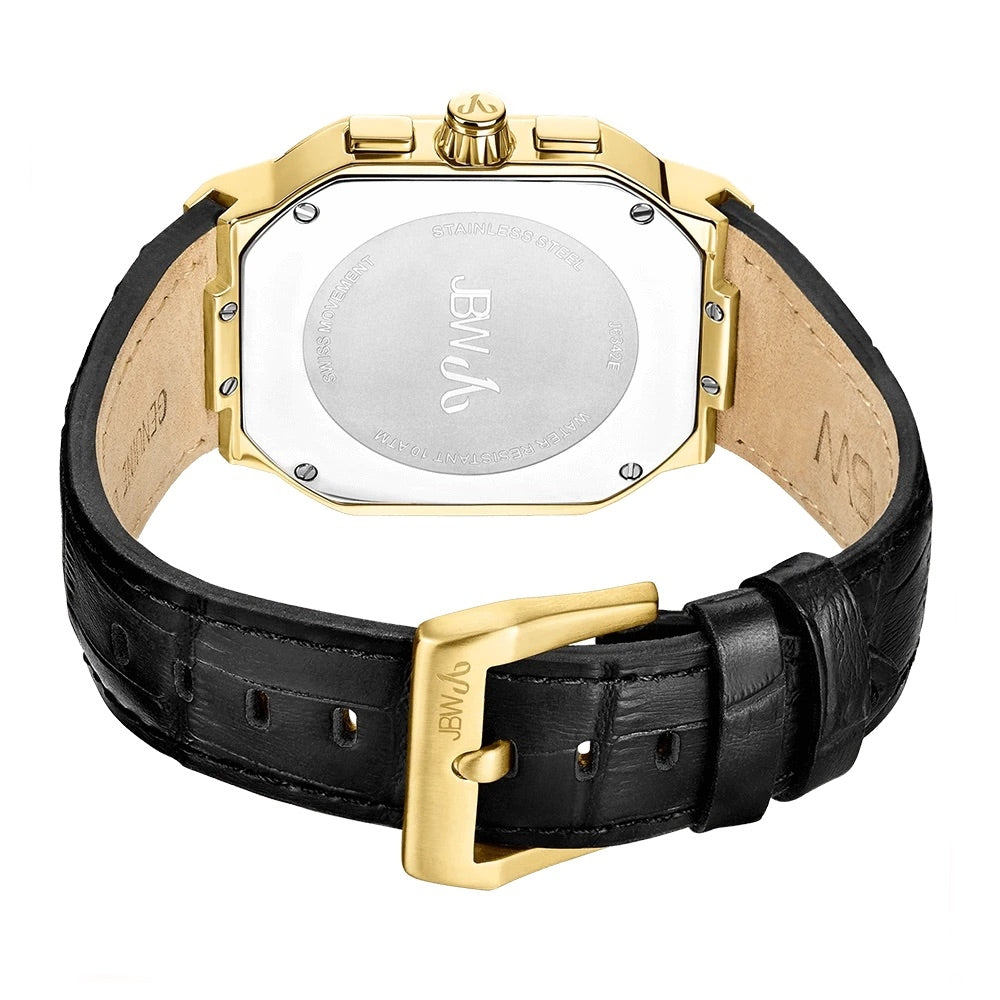 JBW Orion 12 Diamonds Gold/Black Watch