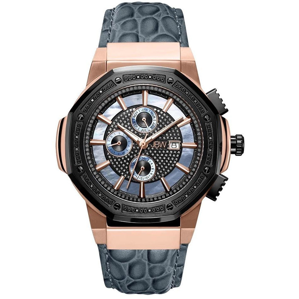 JBW Saxon 10 YR Grey/Blue Watch