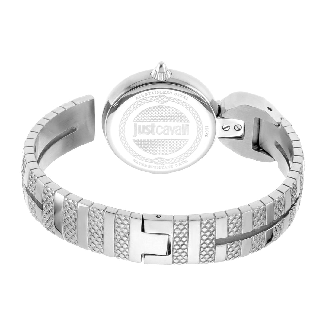 JUST CAVALLI Glam Cuff Snake Zirconia Watch