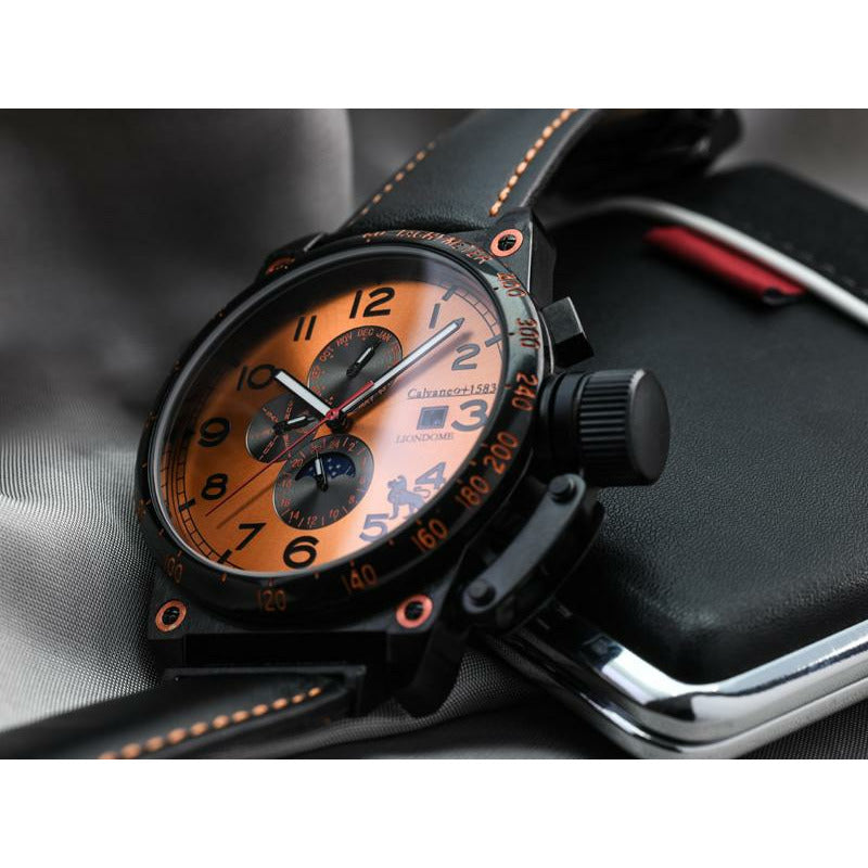 CALVANEO 1583 Liondome Project Orange Edition Automatic Watch Watch