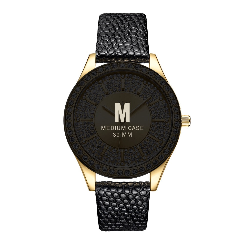 JBW Mondrian 10 YR Anniversary 18k Gold Plated 12 Diamonds Watch