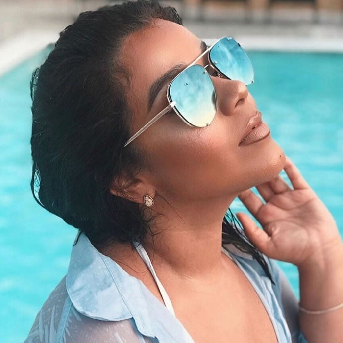 QUAY HIGH KEY RIMLESS Sunglasses