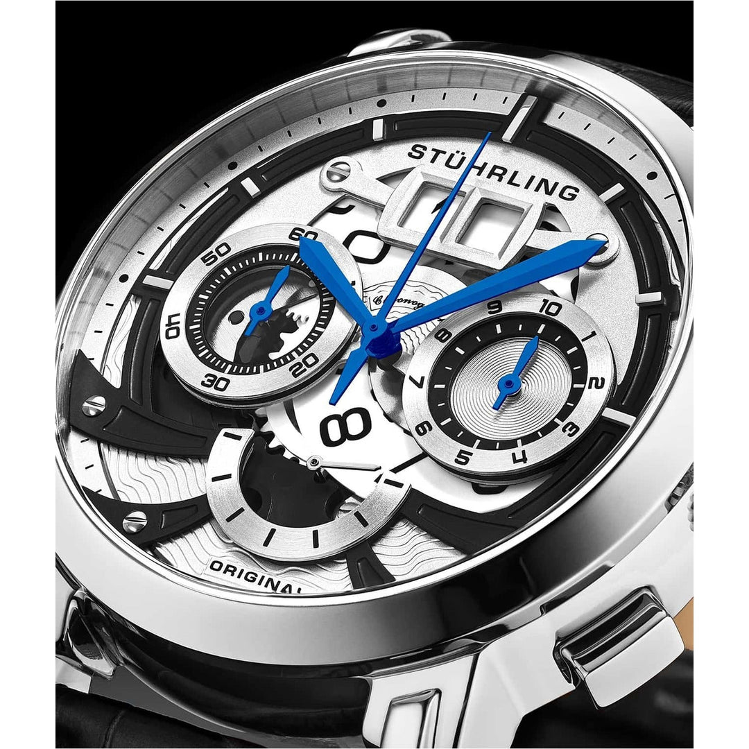 STUHRLING ORIGINAL Andover Chronograph 47mm Black Watch