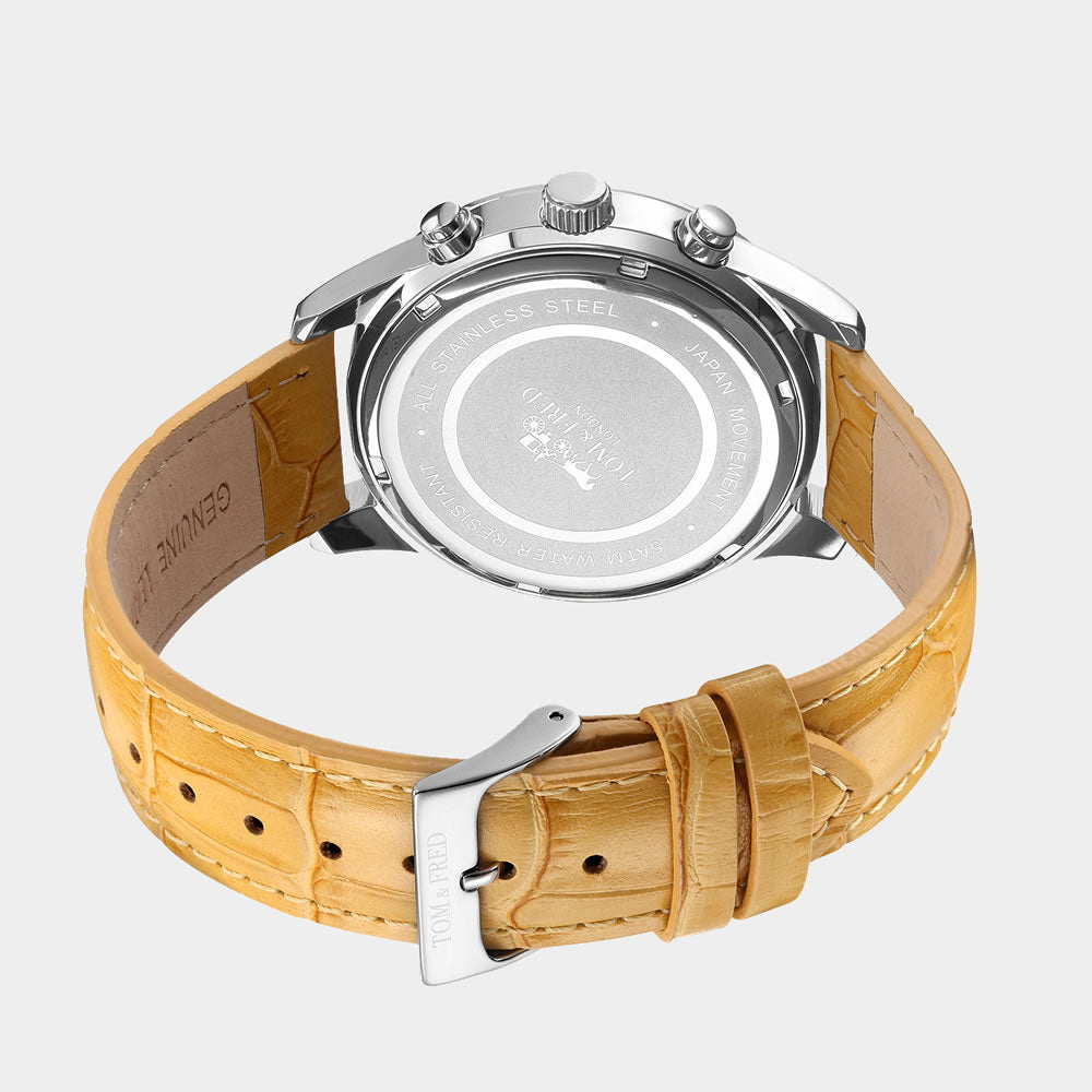 TOM & FRED British Racing 59 Mustang Tan Watch