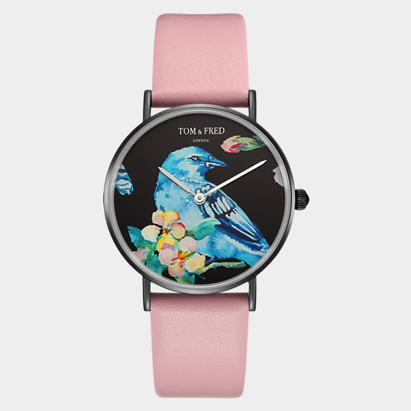 TOM & FRED Harrod Paris Pink 35mm Watch