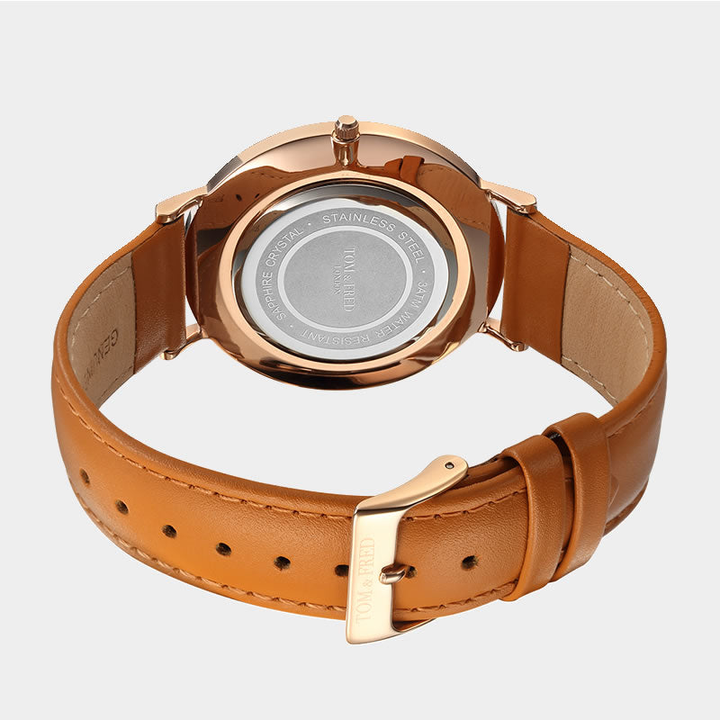 TOM & FRED Hyde Tan 40mm Watch