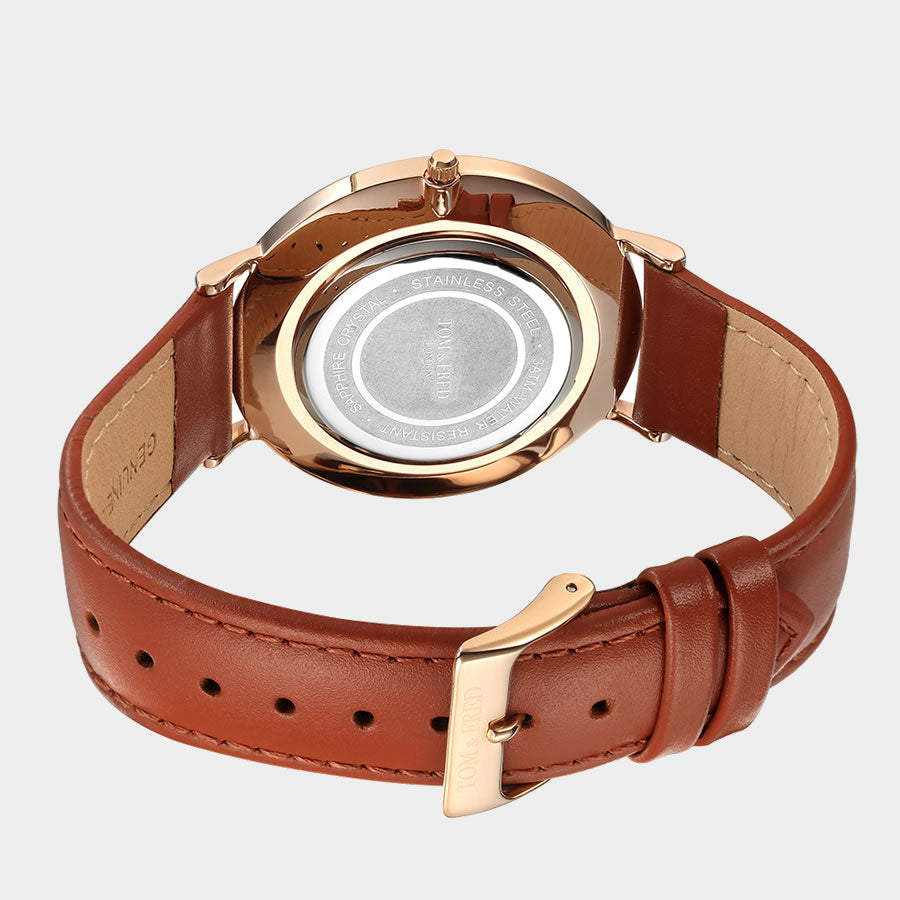 TOM & FRED Hyde Brown 40mm Watch