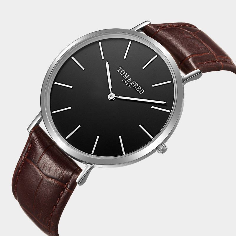 TOM & FRED Murdoch Dark Brown 40mm Watch