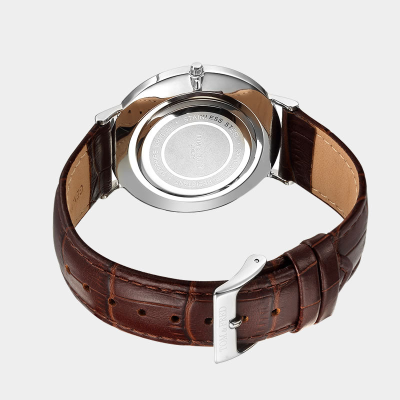 TOM & FRED Murdoch Dark Brown 40mm Watch