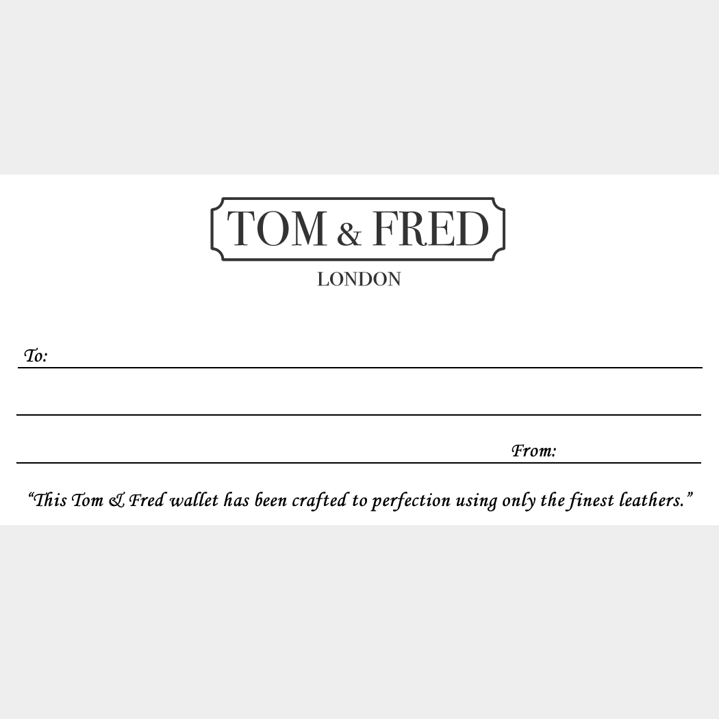 TOM & FRED 59 British Motorsport Tribute Wallet