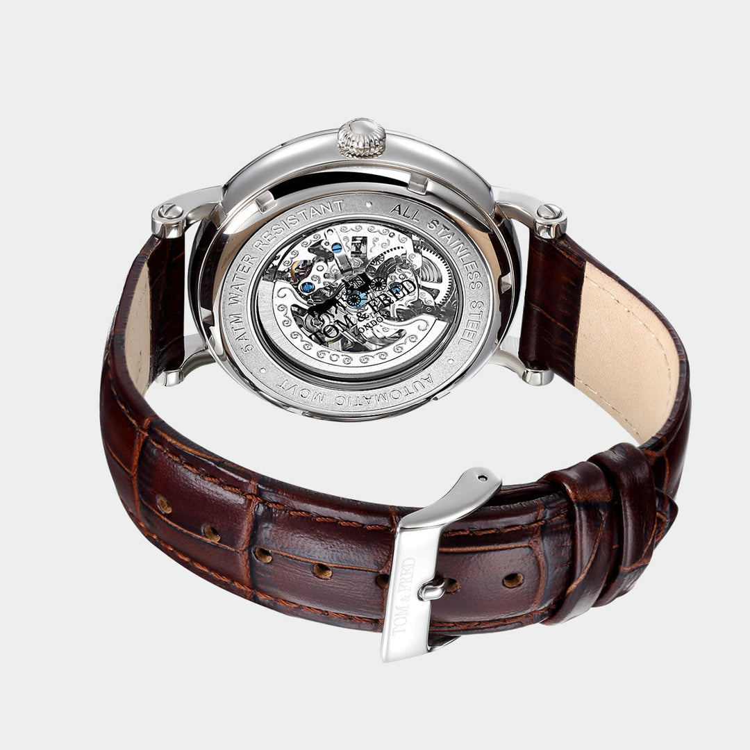 TOM & FRED Portendorf Automatic Silver Watch