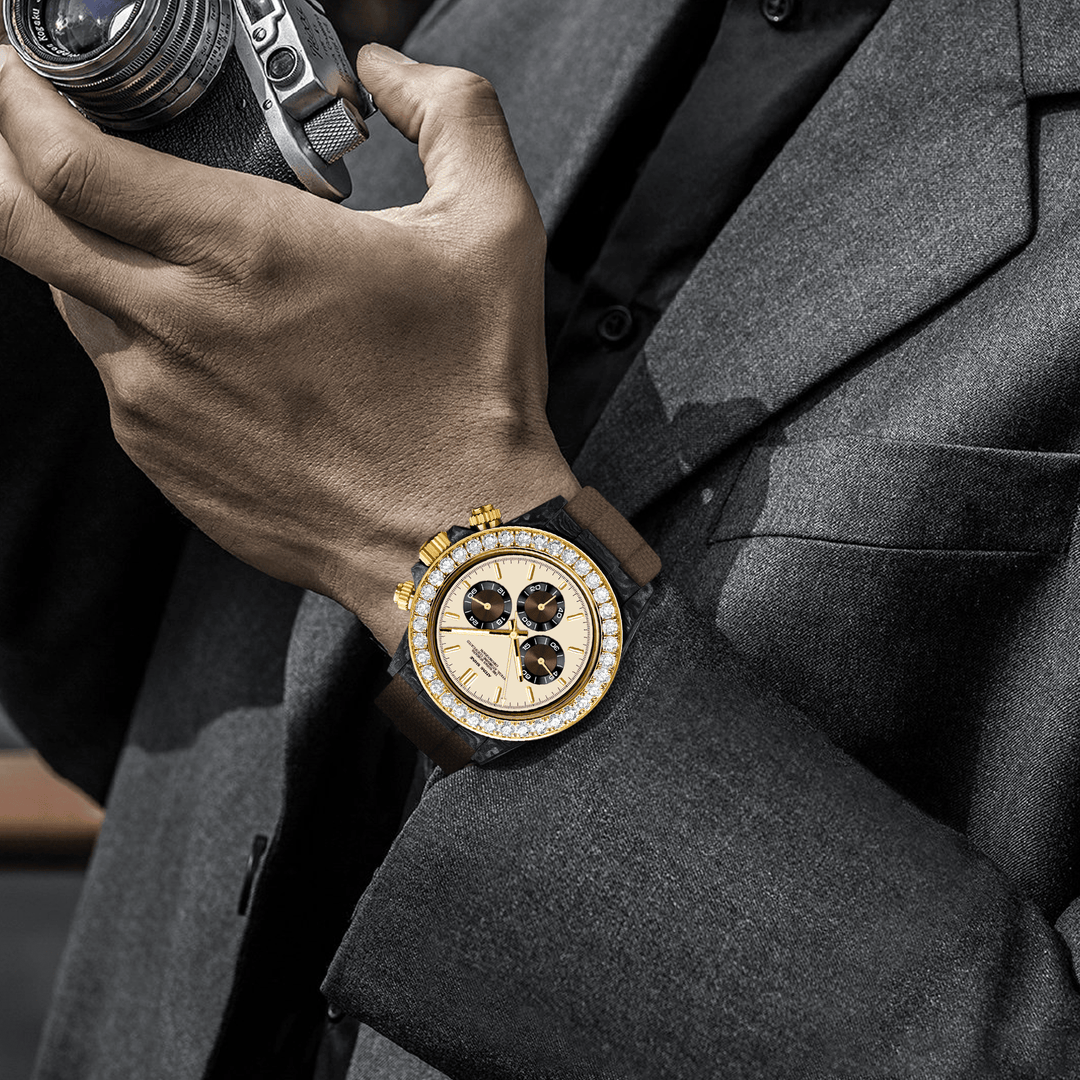 VELOCIREX CARBON FIBER DIAMOND WATCH