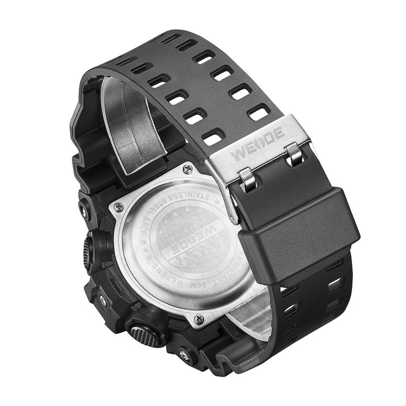 WEIDE Gas Mask Black/Gold Watch