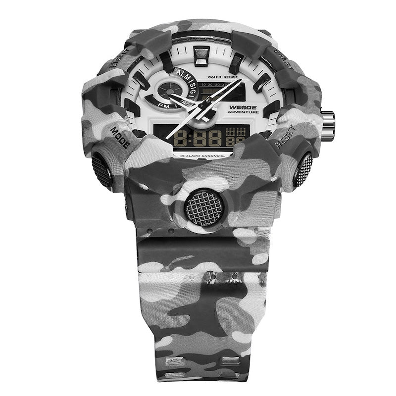 WEIDE Gas Mask Camo White Watch