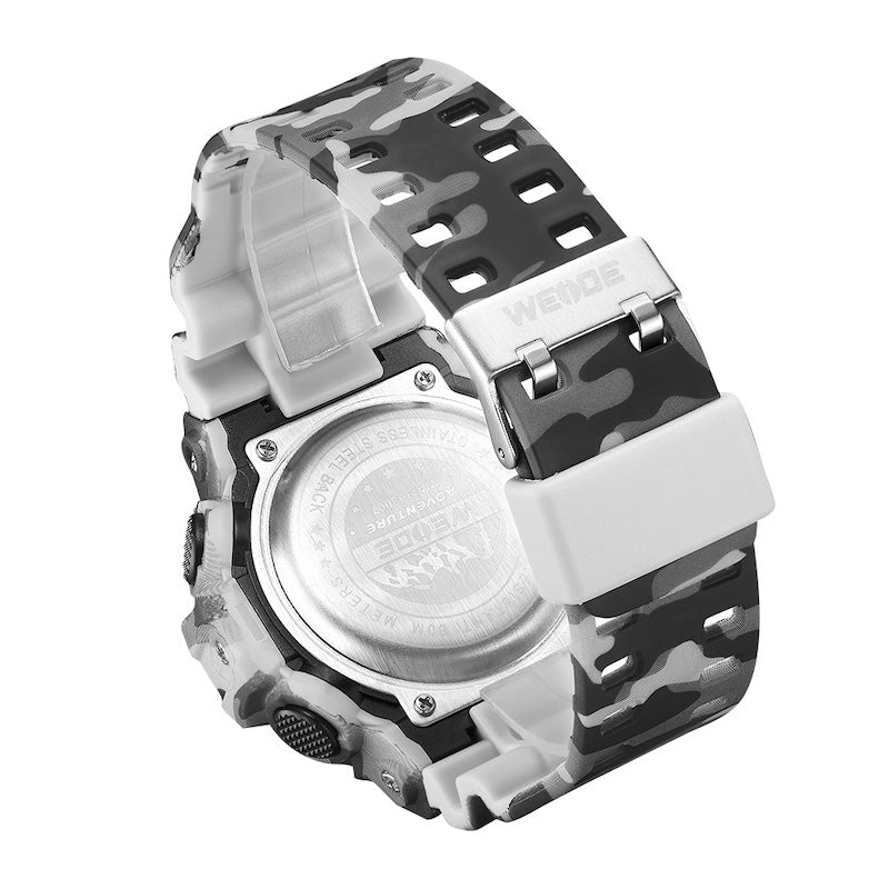 WEIDE Gas Mask Camo White Watch