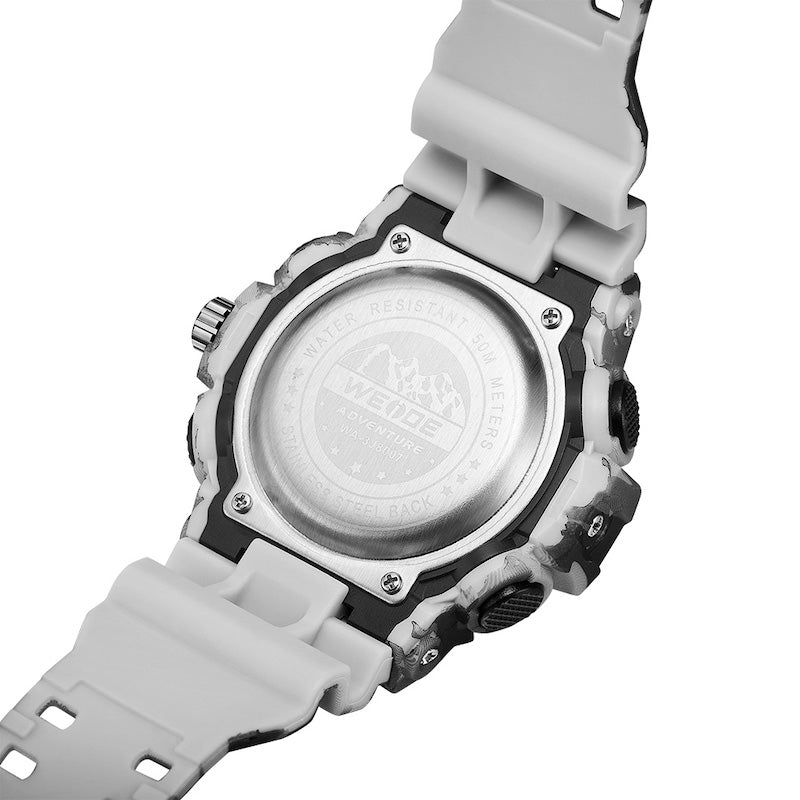 WEIDE Gas Mask Camo White Watch