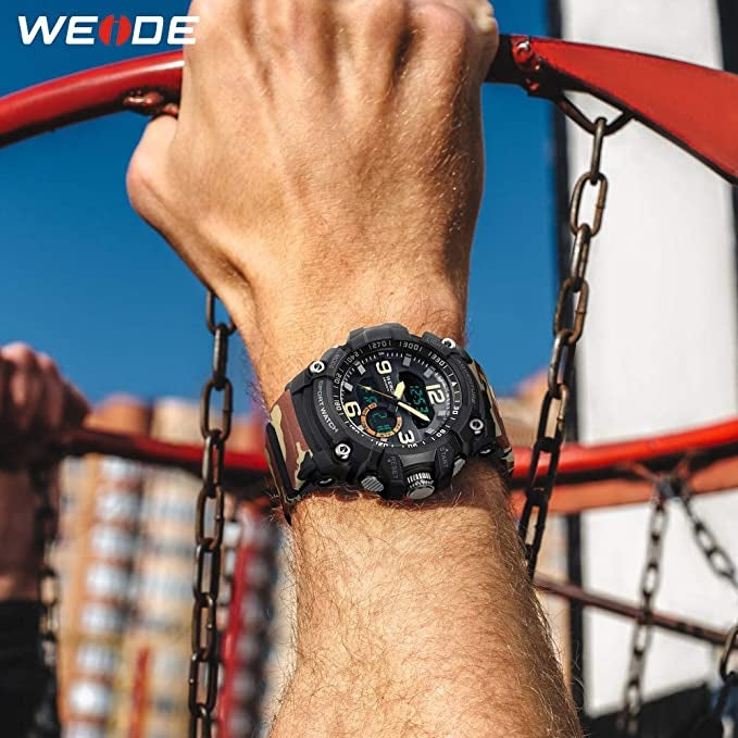 WEIDE Dakar Adventure Black/Green Watch