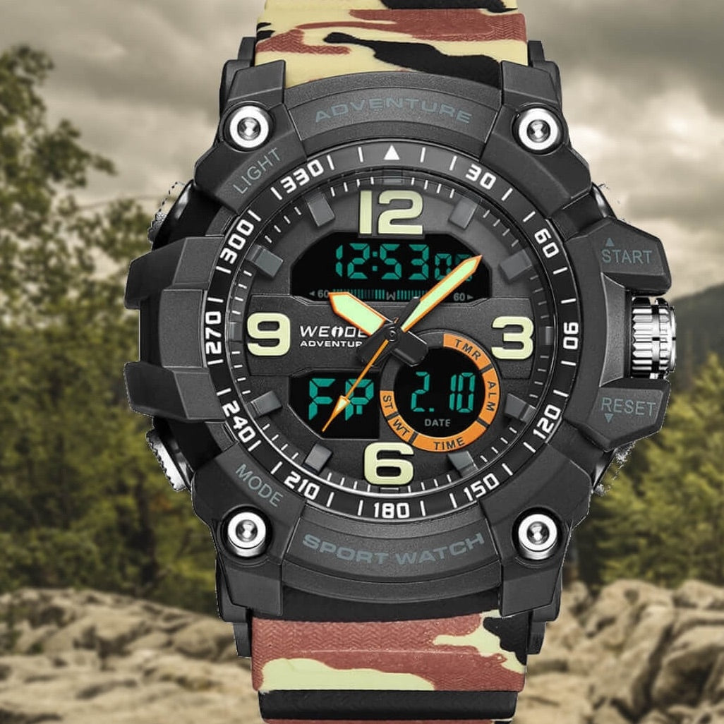 WEIDE Dakar Adventure Black/Camo Watch