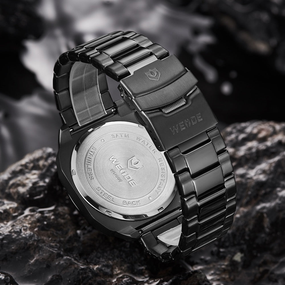 WEIDE Admiral Chronograph Steel Black Watch