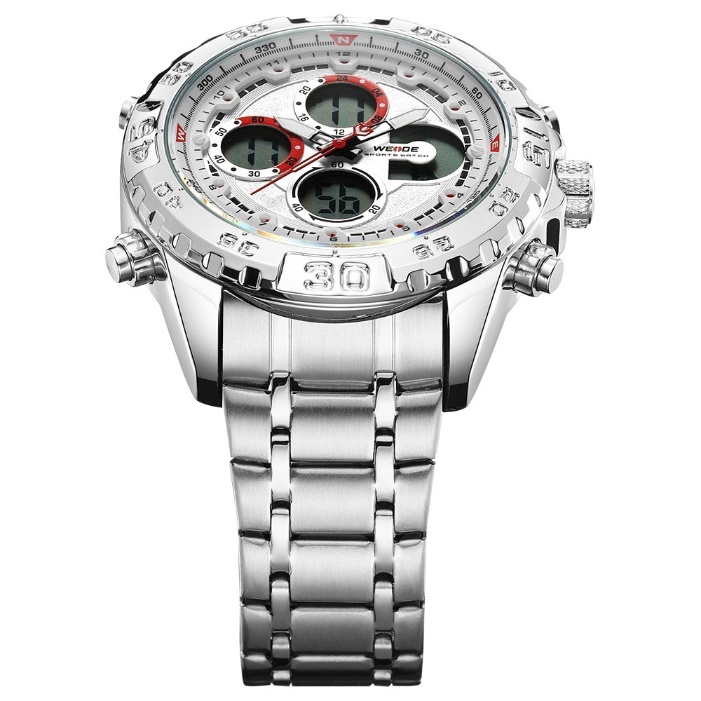 WEIDE Andromeda White/Red Trim Watch