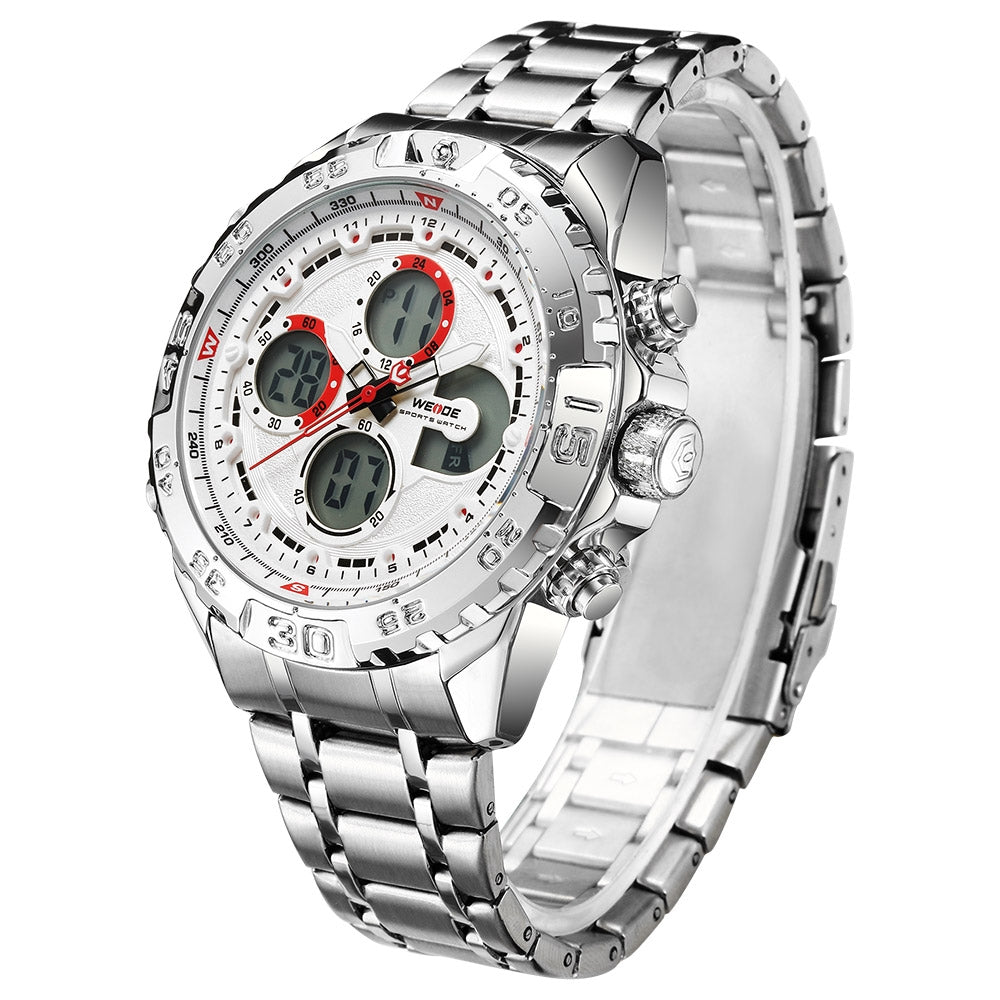 WEIDE Andromeda White/Red Trim Watch