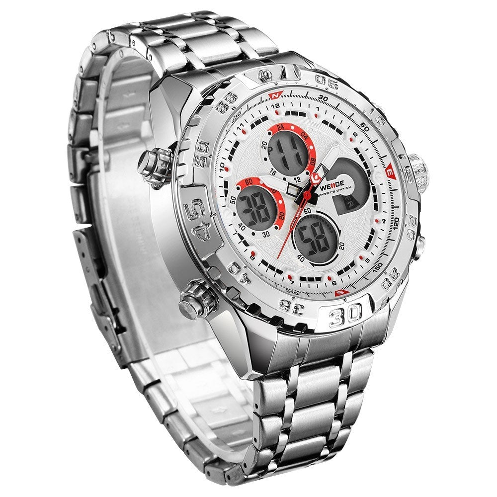 WEIDE Andromeda White/Red Trim Watch
