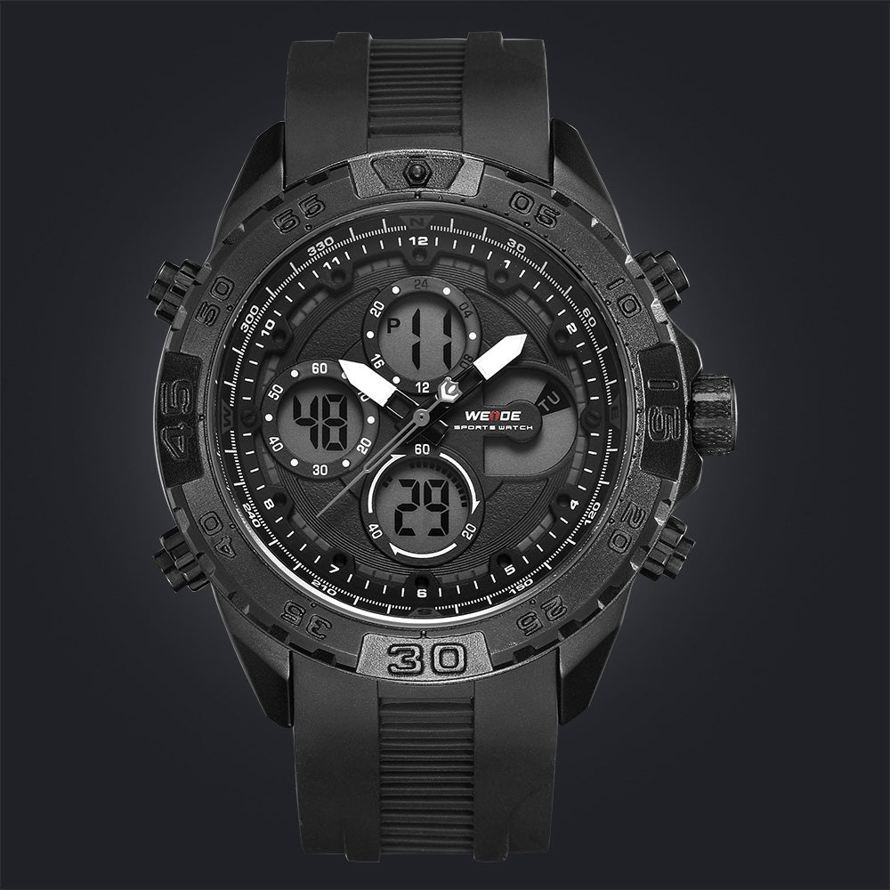 WEIDE Andromeda Silicone Ion Black/White Watch