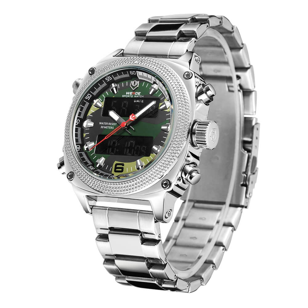 WEIDE Artiler Steel Camo Watch