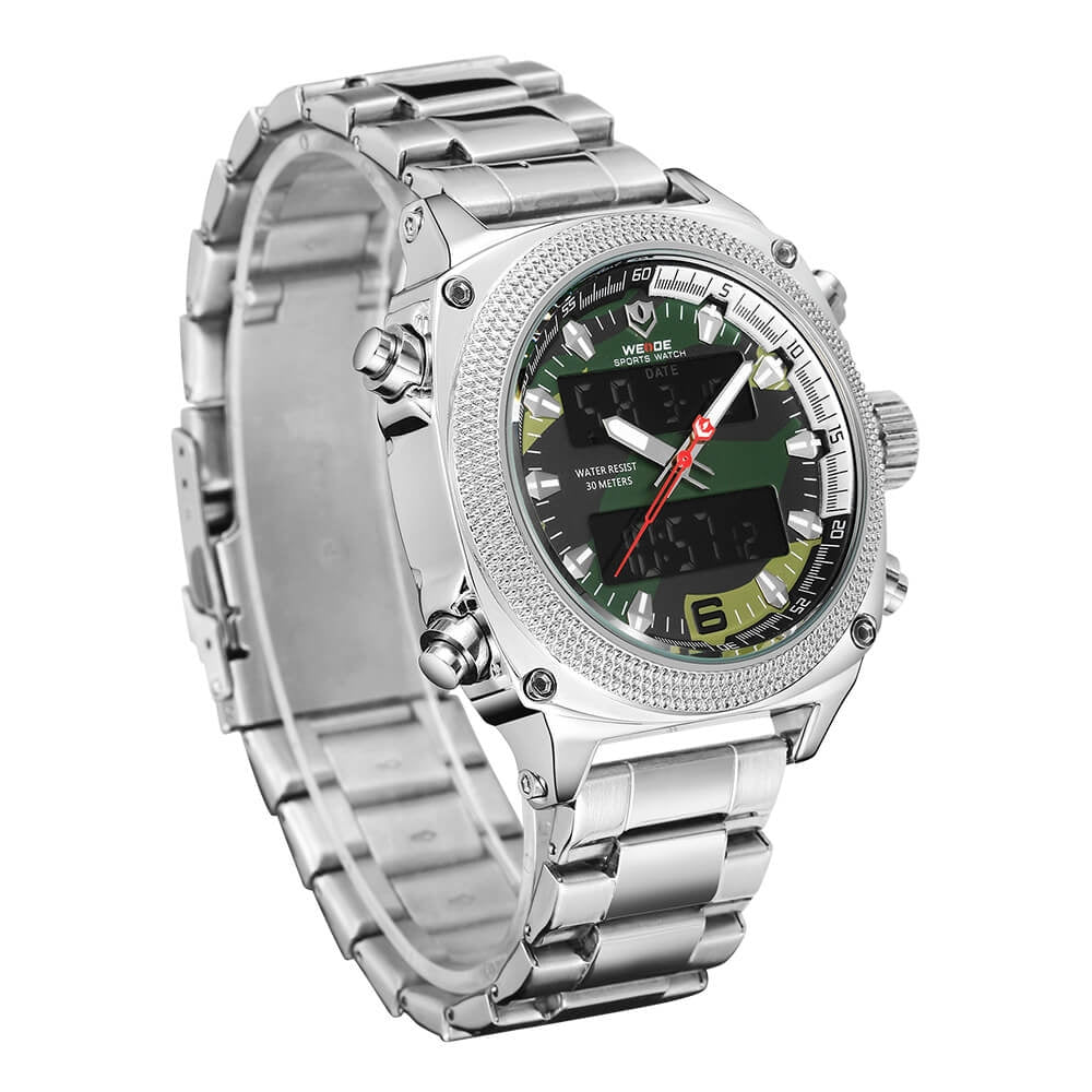 WEIDE Artiler Steel Camo Watch